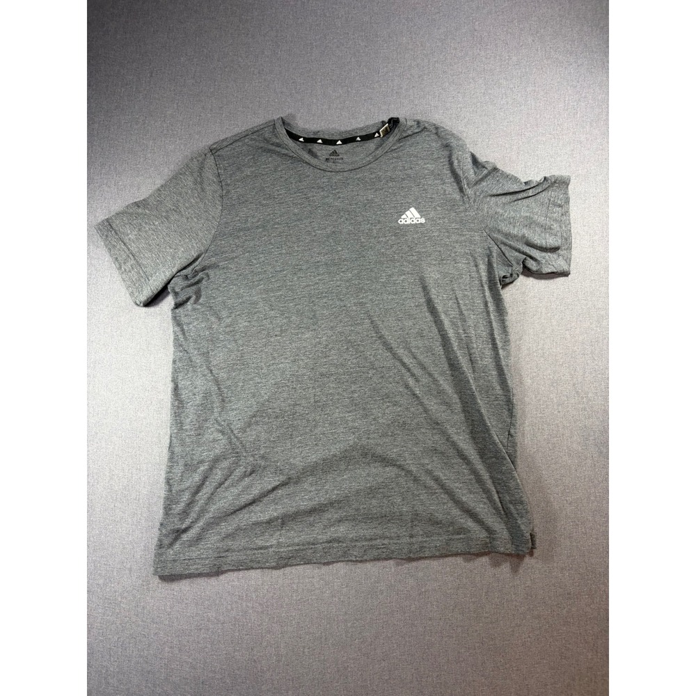 Adidas Primegreen Aeroready Training Tee Mens Large Gray Short Sleeve Shirt